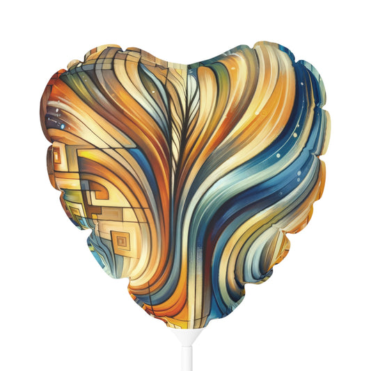 Spiritual Tachism Connection Balloon (Round and Heart-shaped), 11" - ATUH.ART