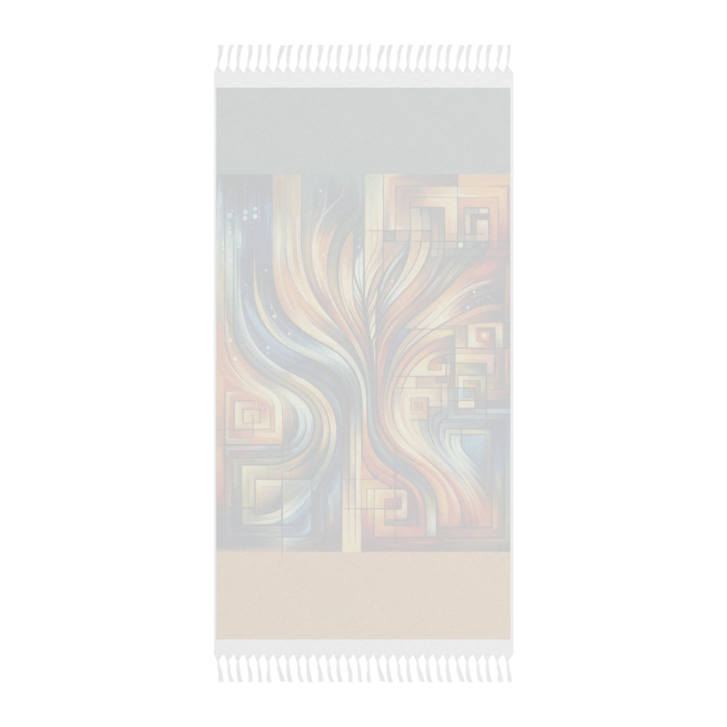 Spiritual Tachism Connection Boho Beach Cloth - ATUH.ART