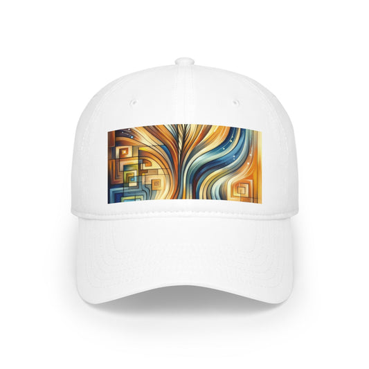 Spiritual Tachism Connection Low Profile Baseball Cap - ATUH.ART