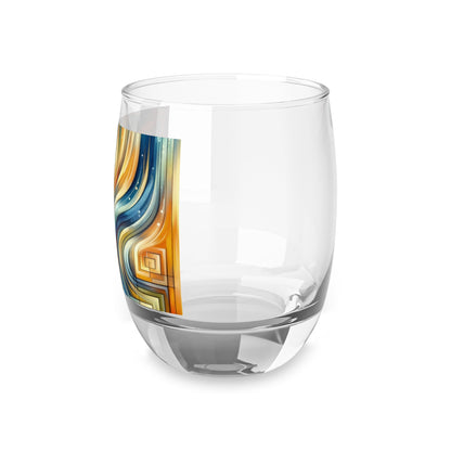 Spiritual Tachism Connection Whiskey Glass - ATUH.ART