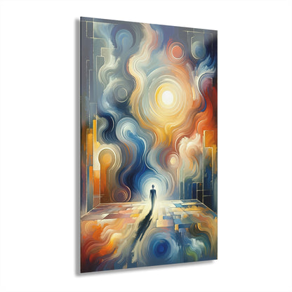 Spiritual Tranquil Sanctuary Acrylic Prints (French Cleat Hanging) - ATUH.ART