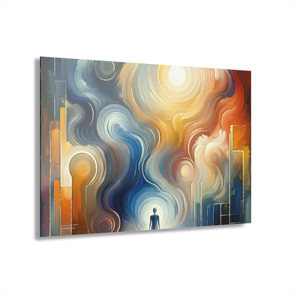 Spiritual Tranquil Sanctuary Acrylic Prints (French Cleat Hanging) - ATUH.ART