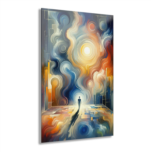 Spiritual Tranquil Sanctuary Acrylic Prints (French Cleat Hanging) - ATUH.ART