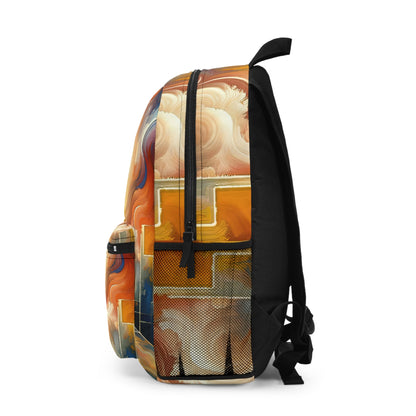 Spiritual Tranquil Sanctuary Backpack - ATUH.ART