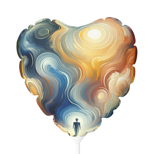 Spiritual Tranquil Sanctuary Balloon (Round and Heart-shaped), 11" - ATUH.ART