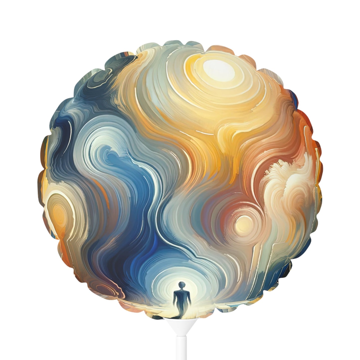 Spiritual Tranquil Sanctuary Balloon (Round and Heart-shaped), 11" - ATUH.ART