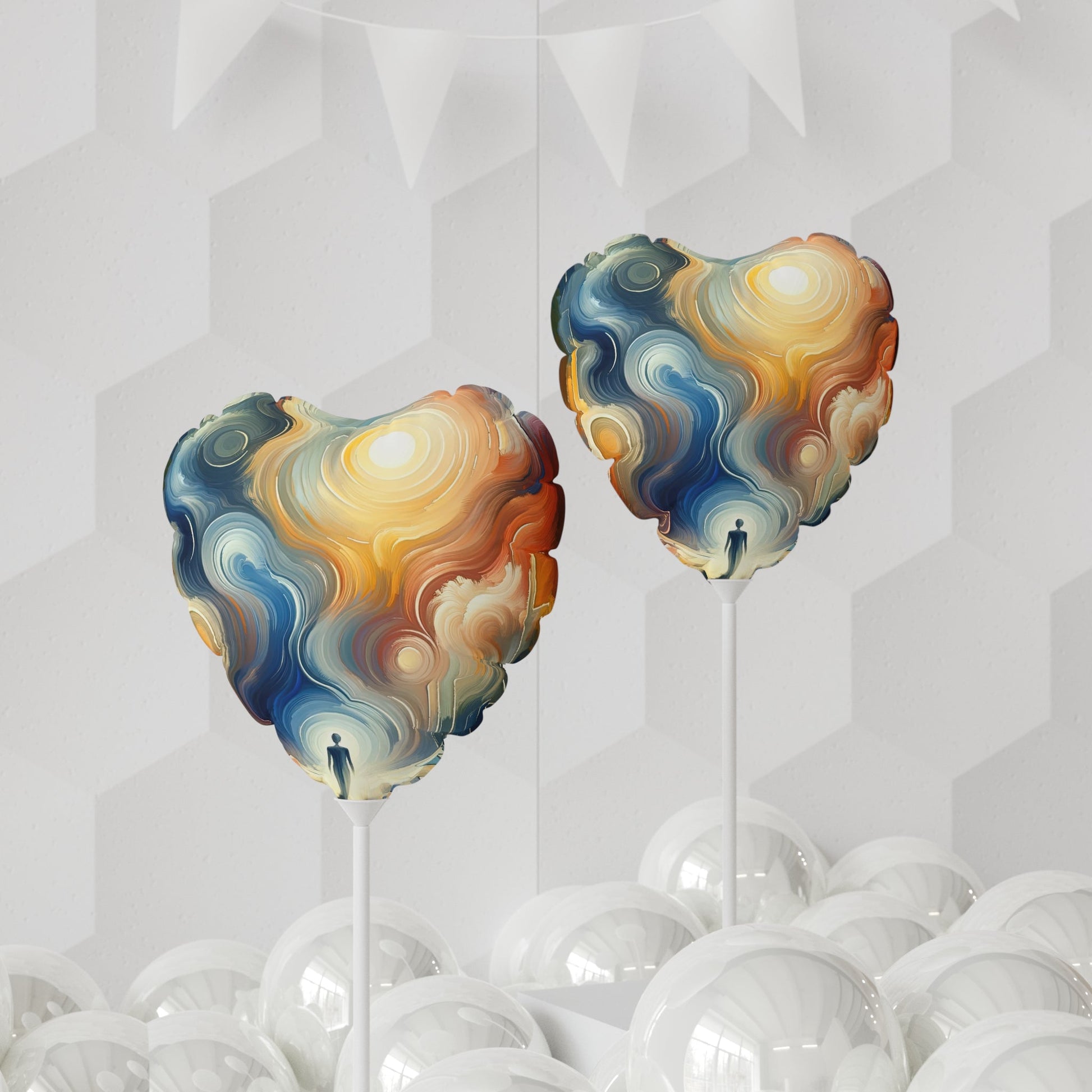Spiritual Tranquil Sanctuary Balloon (Round and Heart-shaped), 11" - ATUH.ART