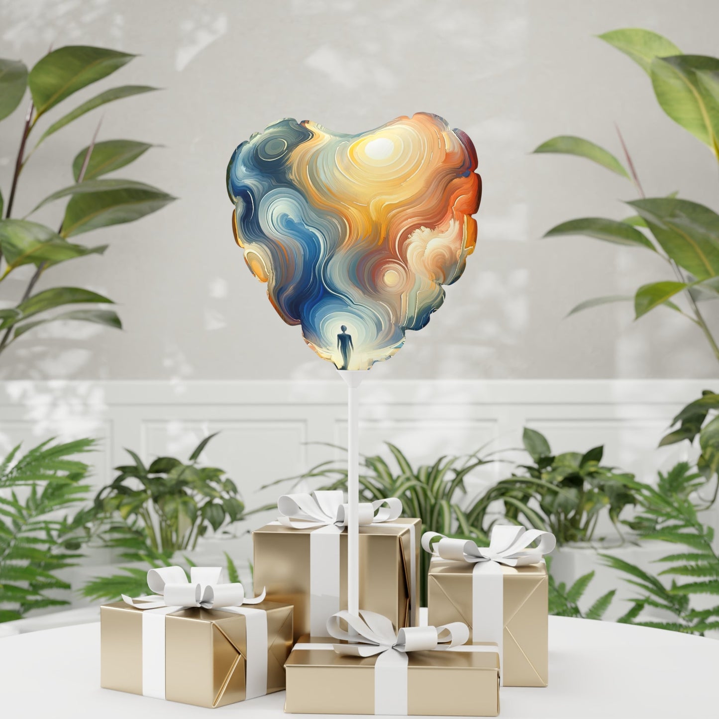 Spiritual Tranquil Sanctuary Balloon (Round and Heart-shaped), 11" - ATUH.ART