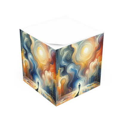 Spiritual Tranquil Sanctuary Note Cube - ATUH.ART