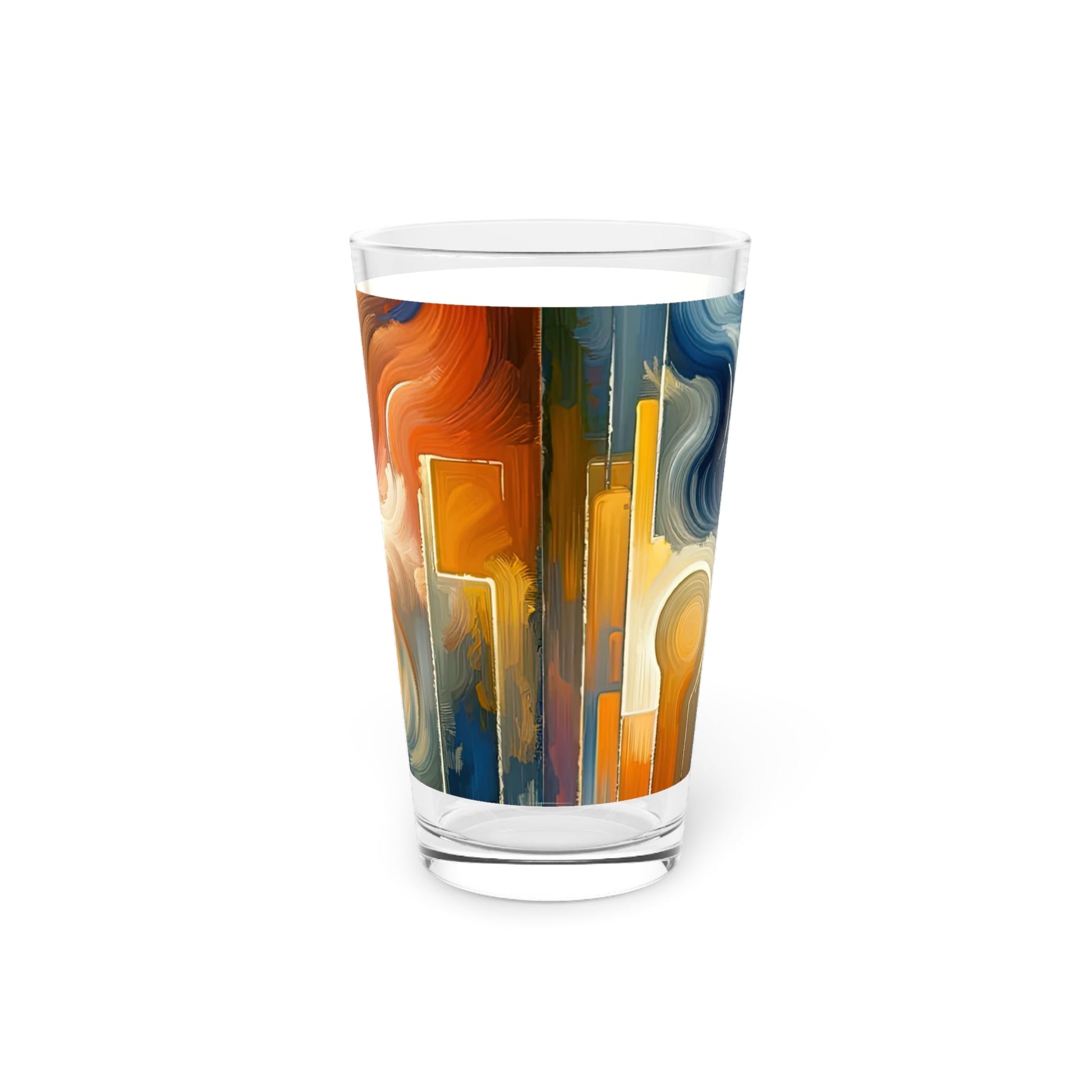 Spiritual Tranquil Sanctuary Pint Glass, 16oz - ATUH.ART