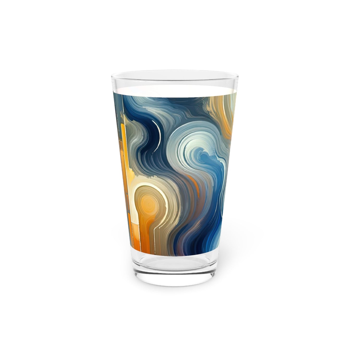 Spiritual Tranquil Sanctuary Pint Glass, 16oz - ATUH.ART