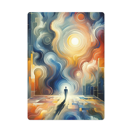 Spiritual Tranquil Sanctuary Poker Cards - ATUH.ART