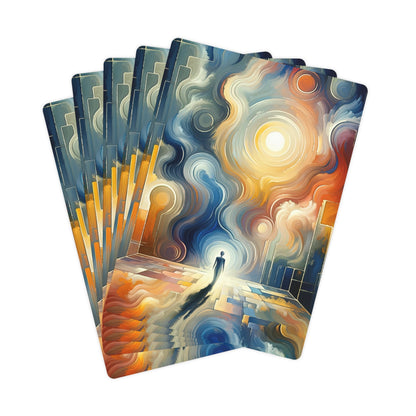 Spiritual Tranquil Sanctuary Poker Cards - ATUH.ART