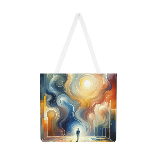 Spiritual Tranquil Sanctuary Shoulder Tote Bag (AOP) - ATUH.ART