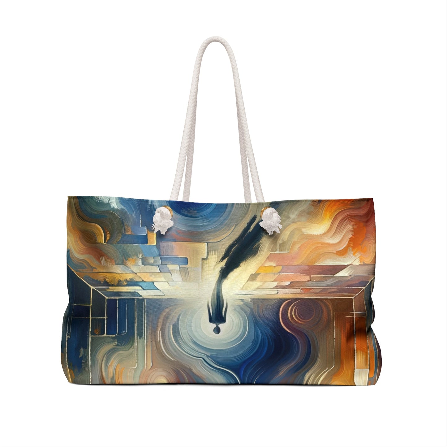 Spiritual Tranquil Sanctuary Weekender Bag - ATUH.ART