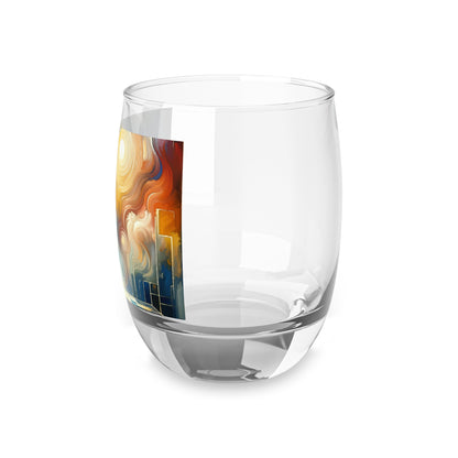 Spiritual Tranquil Sanctuary Whiskey Glass - ATUH.ART