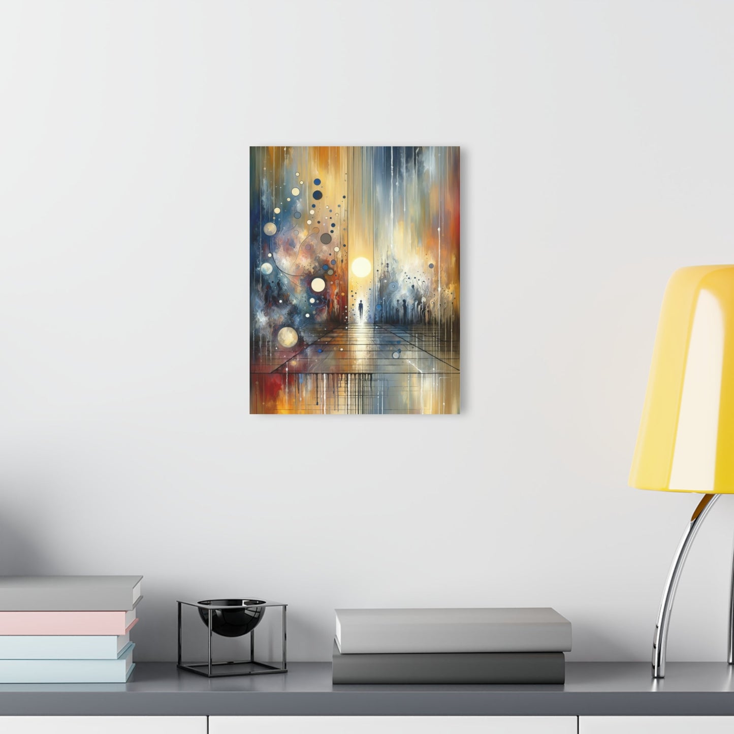 Stillness Transition Abstract Acrylic Prints (French Cleat Hanging) - ATUH.ART