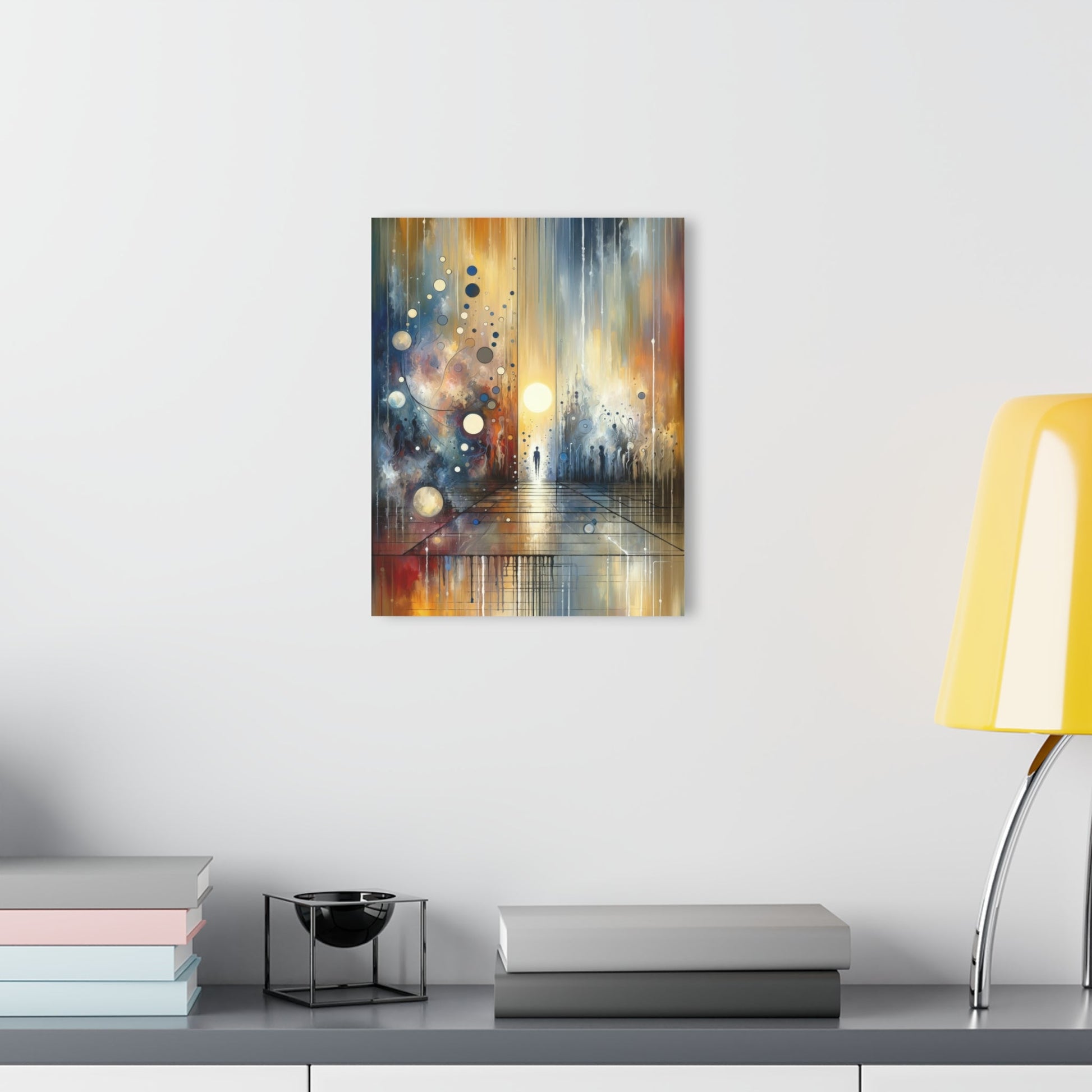 Stillness Transition Abstract Acrylic Prints (French Cleat Hanging) - ATUH.ART