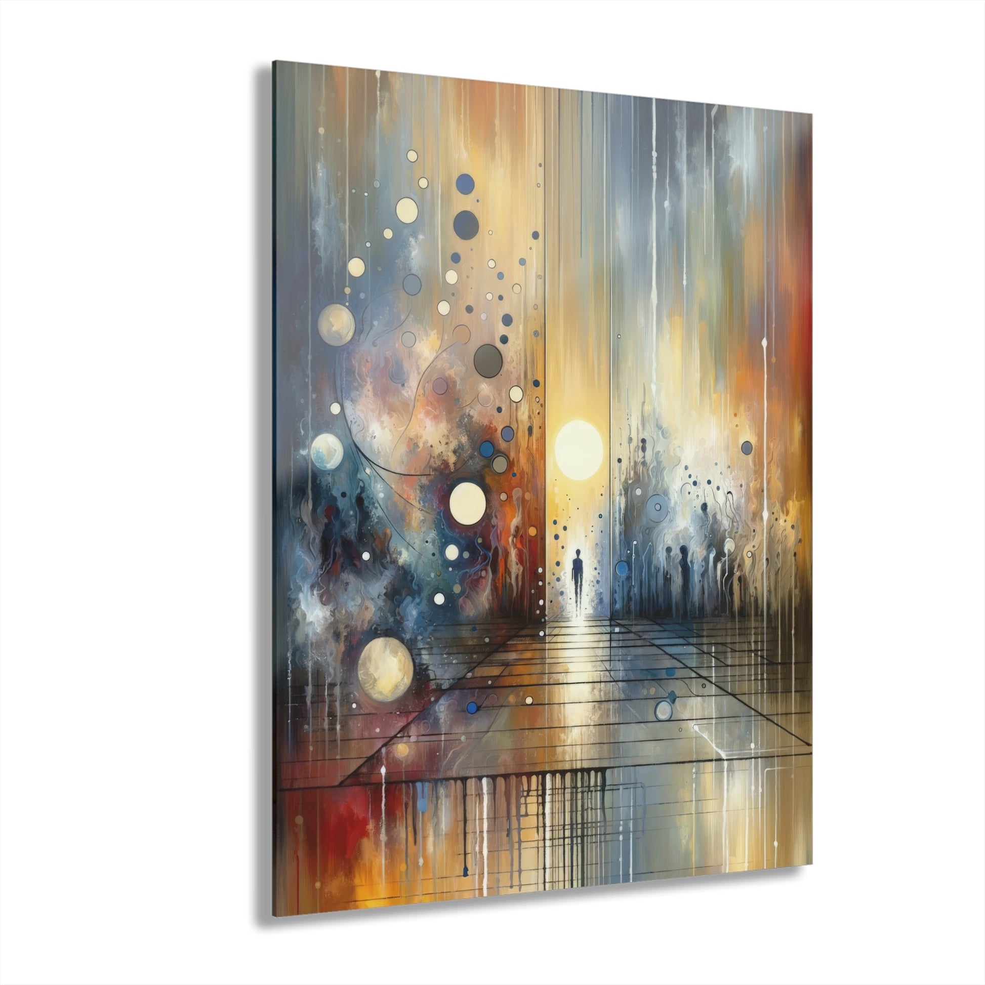 Stillness Transition Abstract Acrylic Prints (French Cleat Hanging) - ATUH.ART