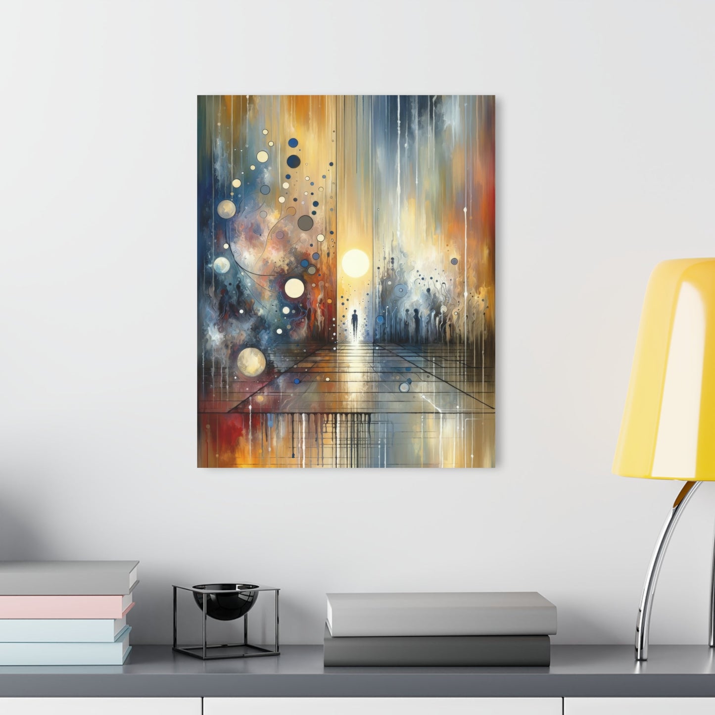 Stillness Transition Abstract Acrylic Prints (French Cleat Hanging) - ATUH.ART