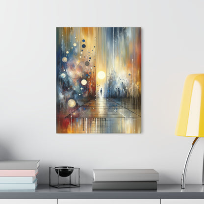 Stillness Transition Abstract Acrylic Prints (French Cleat Hanging) - ATUH.ART