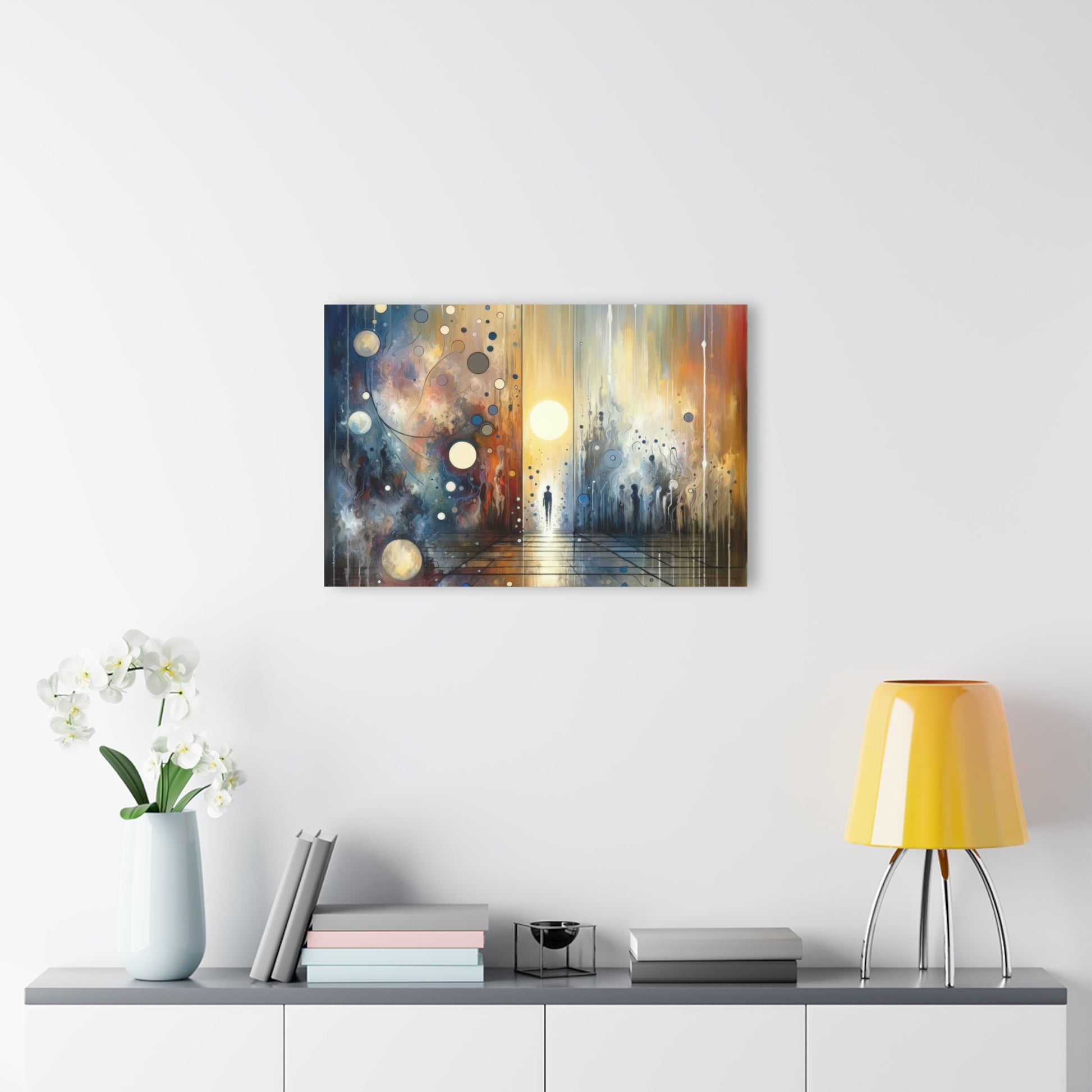 Stillness Transition Abstract Acrylic Prints (French Cleat Hanging) - ATUH.ART