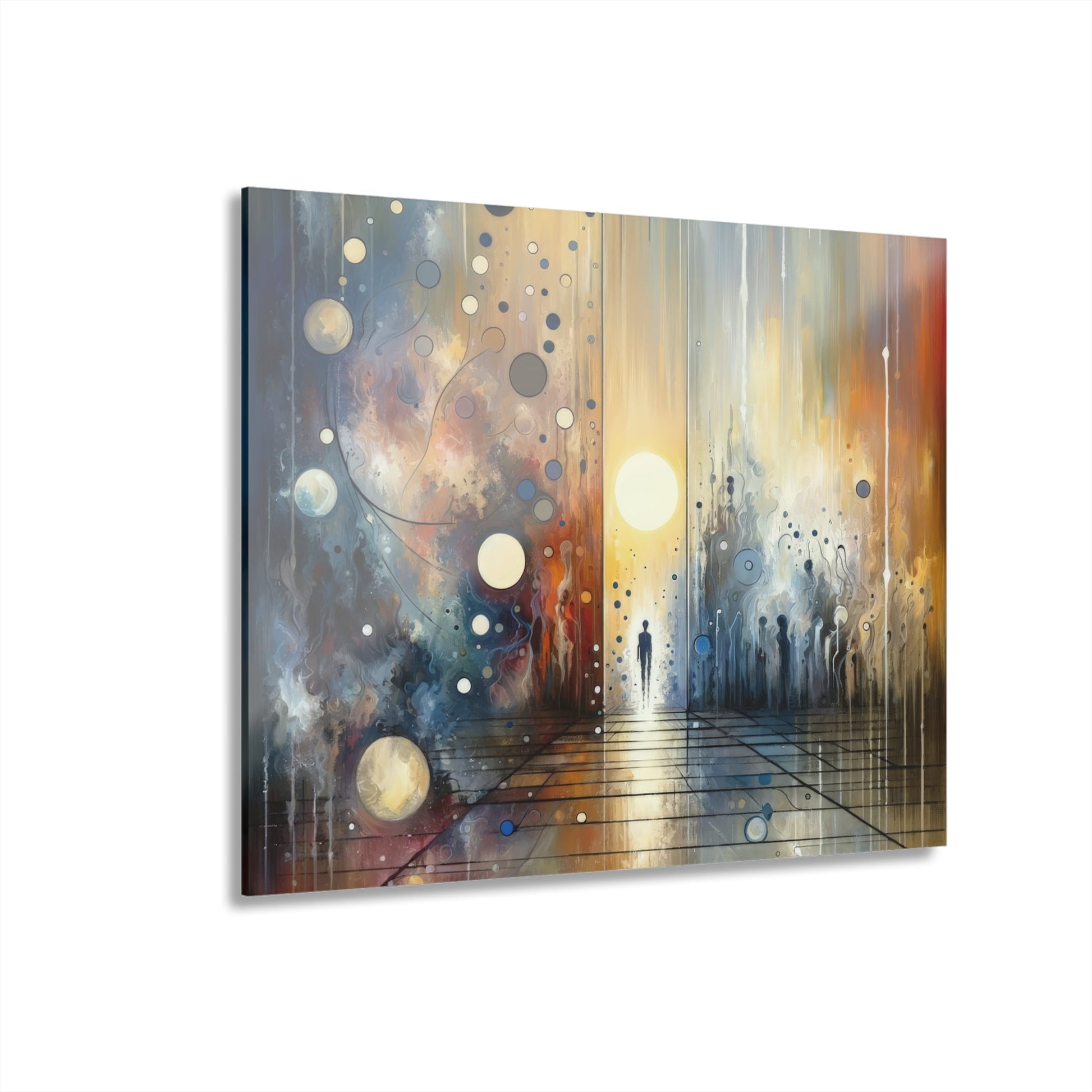 Stillness Transition Abstract Acrylic Prints (French Cleat Hanging) - ATUH.ART