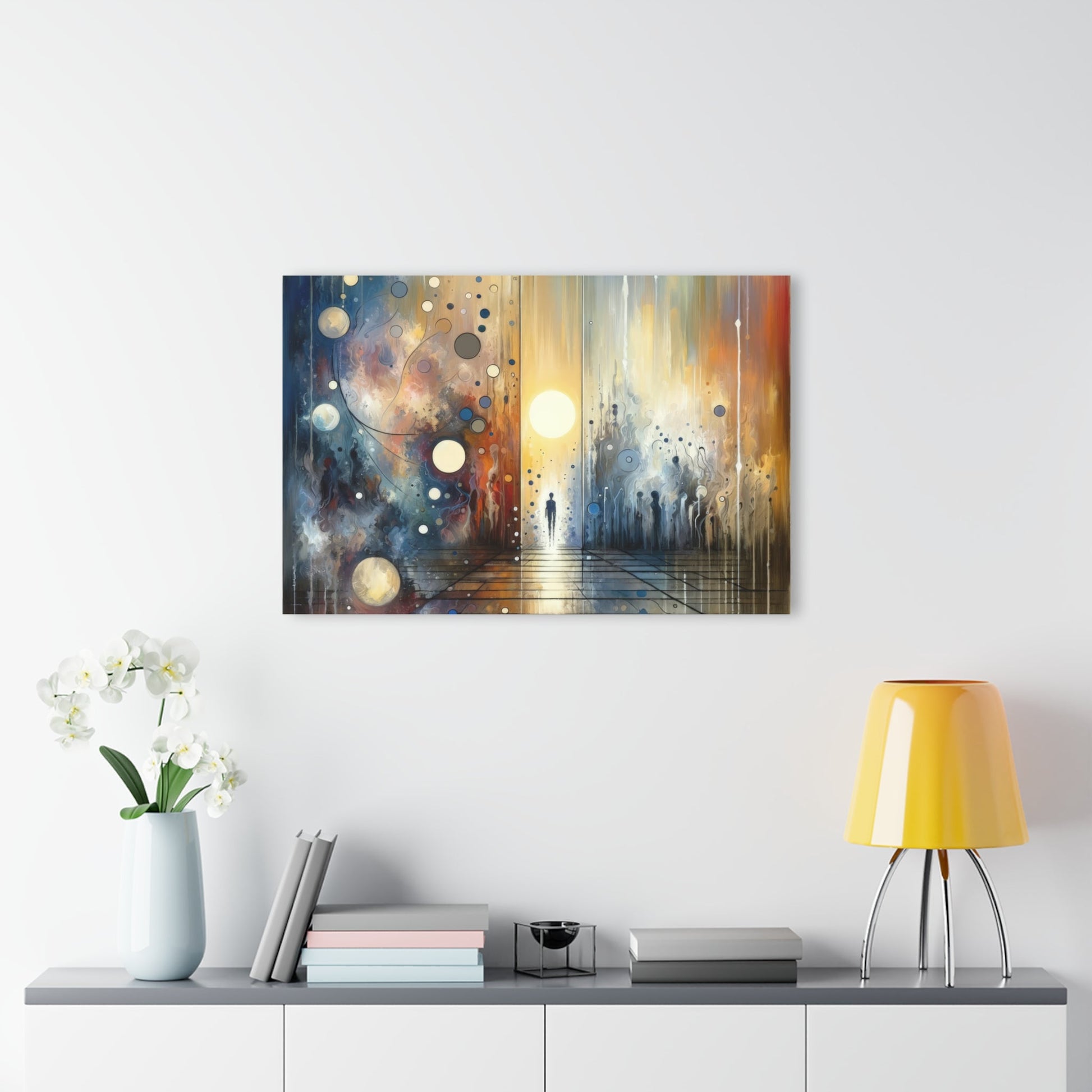 Stillness Transition Abstract Acrylic Prints (French Cleat Hanging) - ATUH.ART