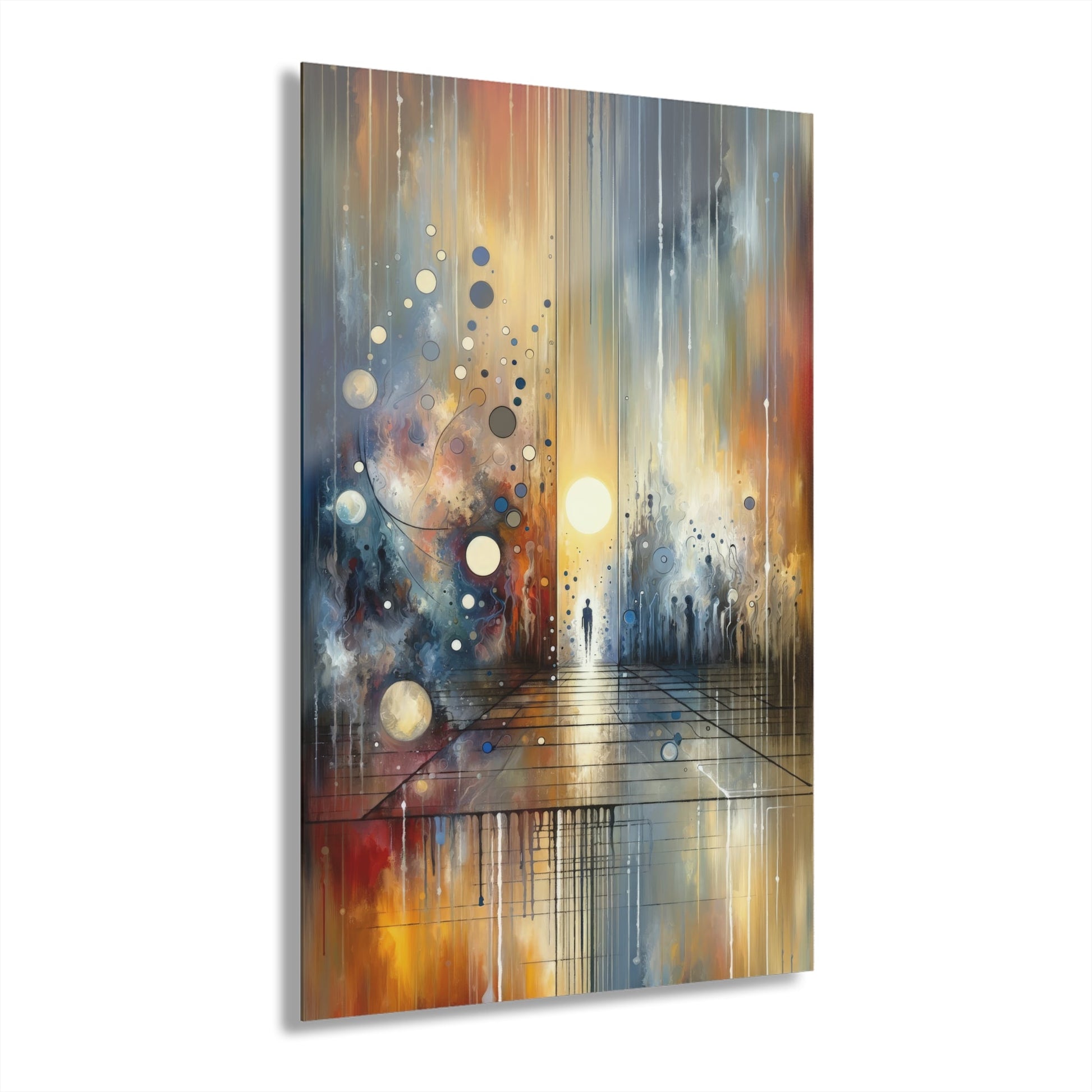 Stillness Transition Abstract Acrylic Prints (French Cleat Hanging) - ATUH.ART