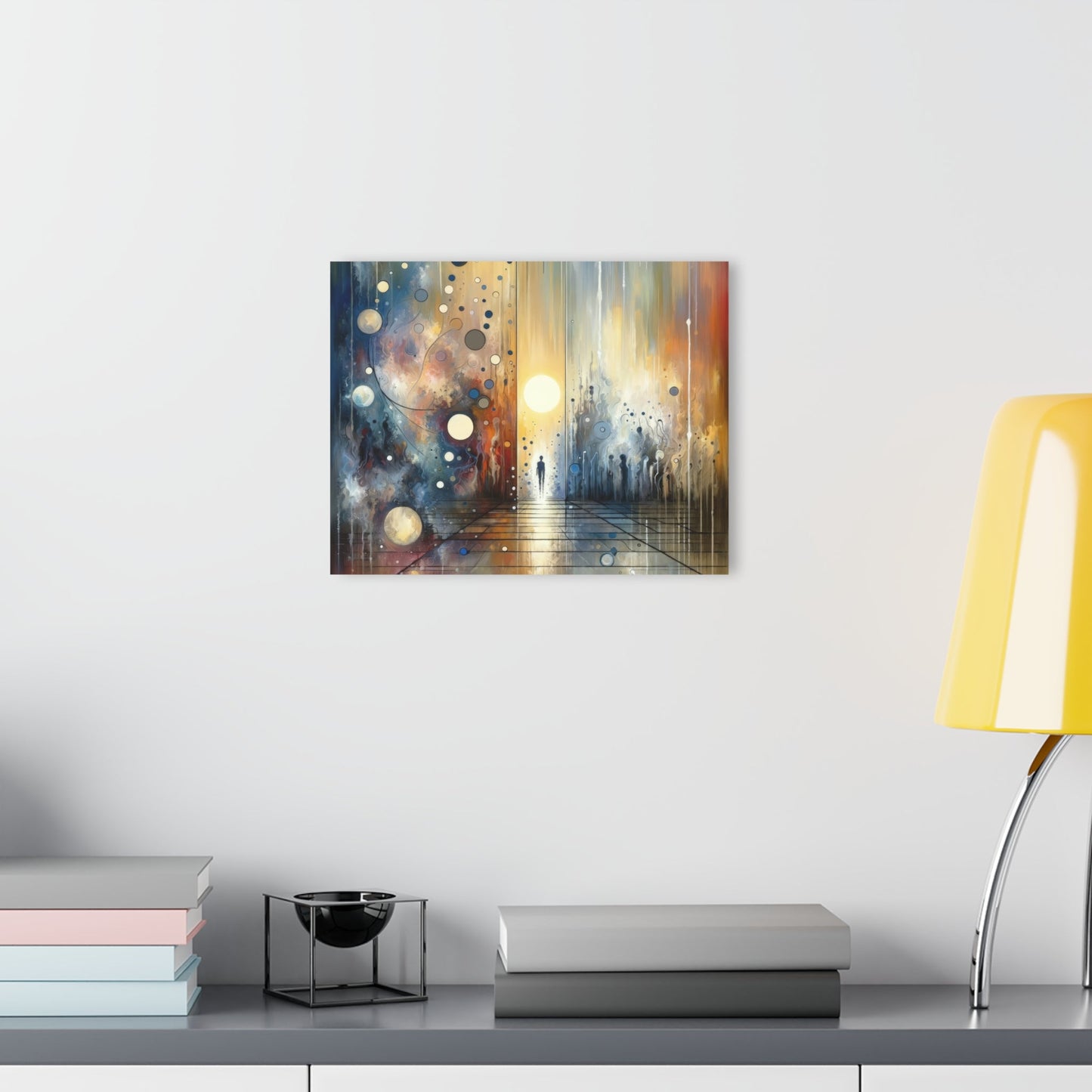 Stillness Transition Abstract Acrylic Prints (French Cleat Hanging) - ATUH.ART
