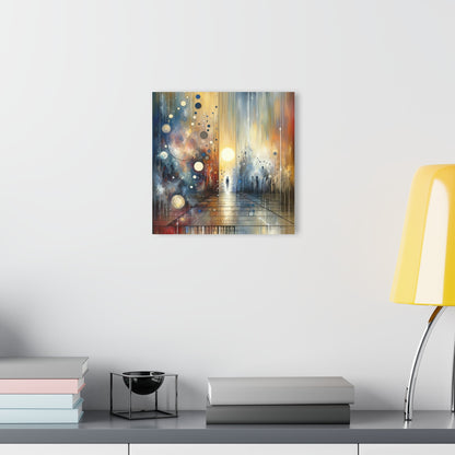 Stillness Transition Abstract Acrylic Prints (French Cleat Hanging) - ATUH.ART