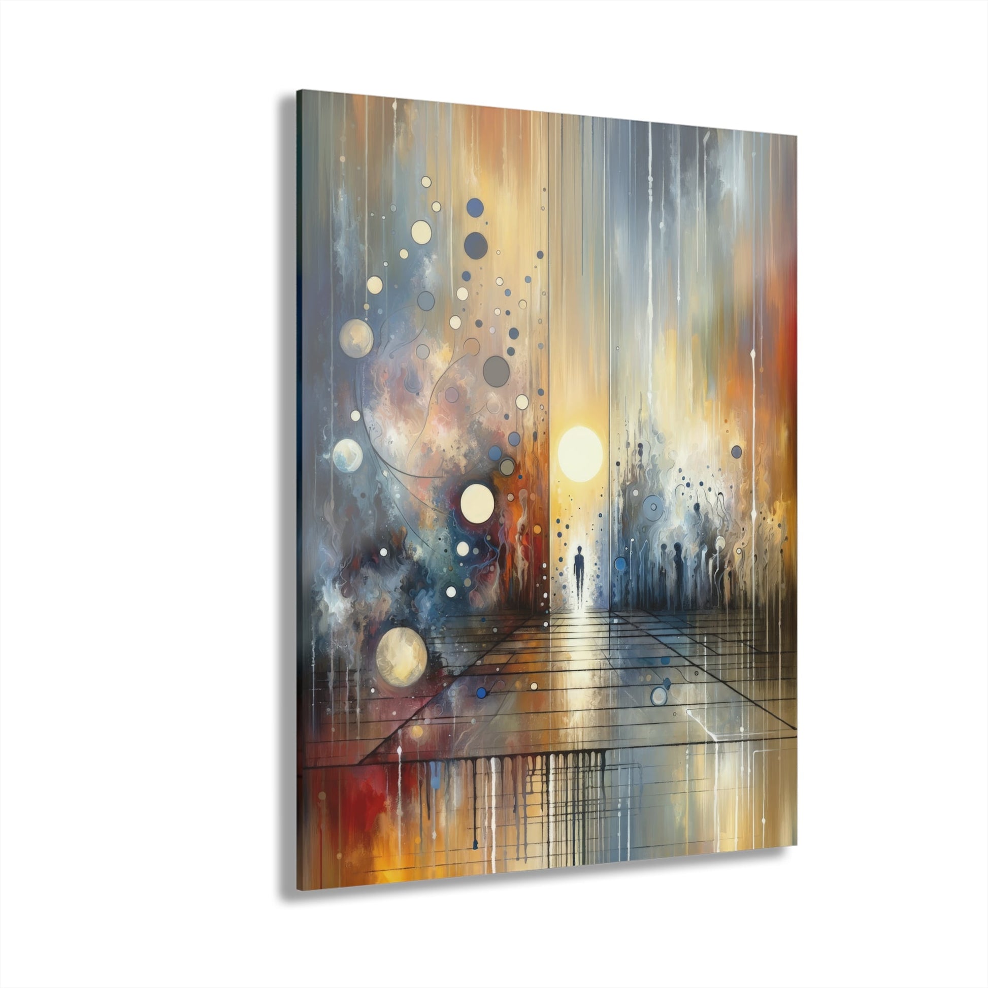 Stillness Transition Abstract Acrylic Prints (French Cleat Hanging) - ATUH.ART