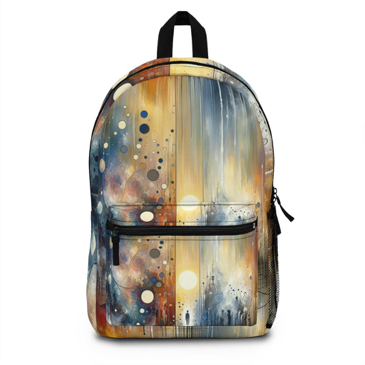 Stillness Transition Abstract Backpack - ATUH.ART