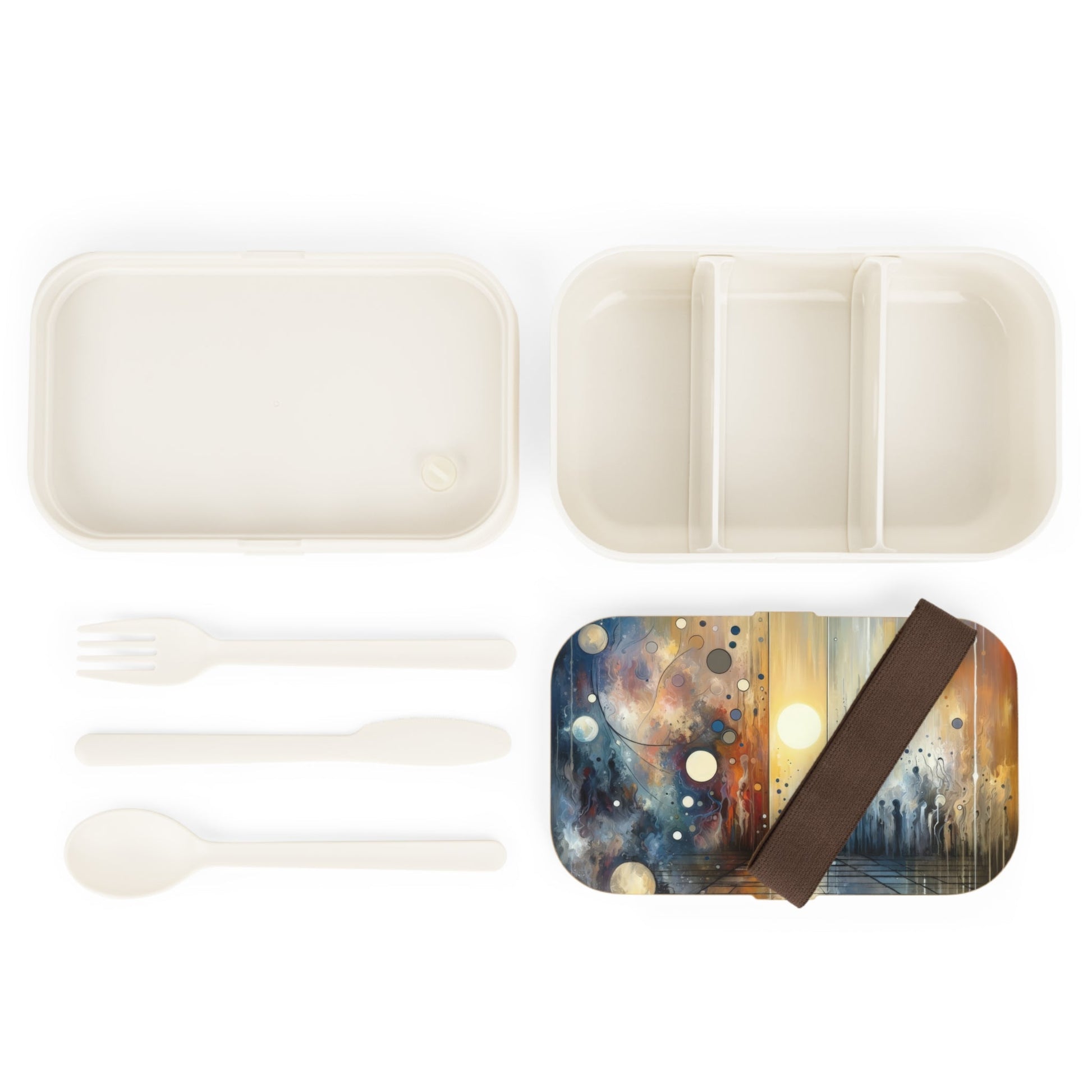 Stillness Transition Abstract Bento Lunch Box - ATUH.ART