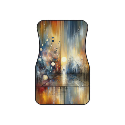 Stillness Transition Abstract Car Mats (2x Front) - ATUH.ART