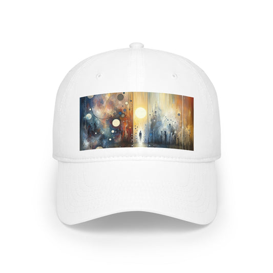 Stillness Transition Abstract Low Profile Baseball Cap - ATUH.ART