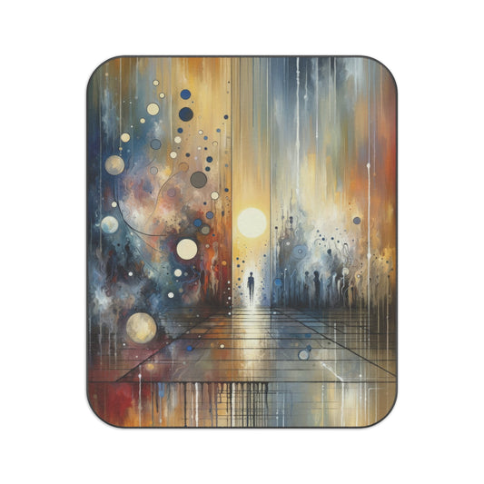 Stillness Transition Abstract Picnic Blanket - ATUH.ART