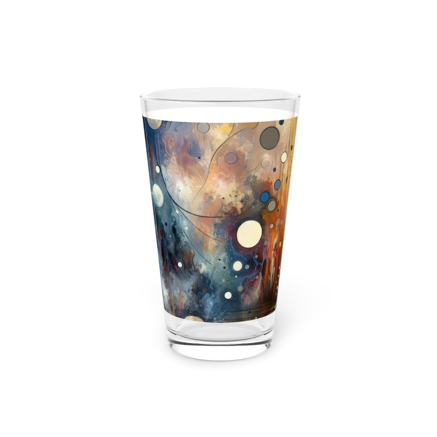 Stillness Transition Abstract Pint Glass, 16oz - ATUH.ART