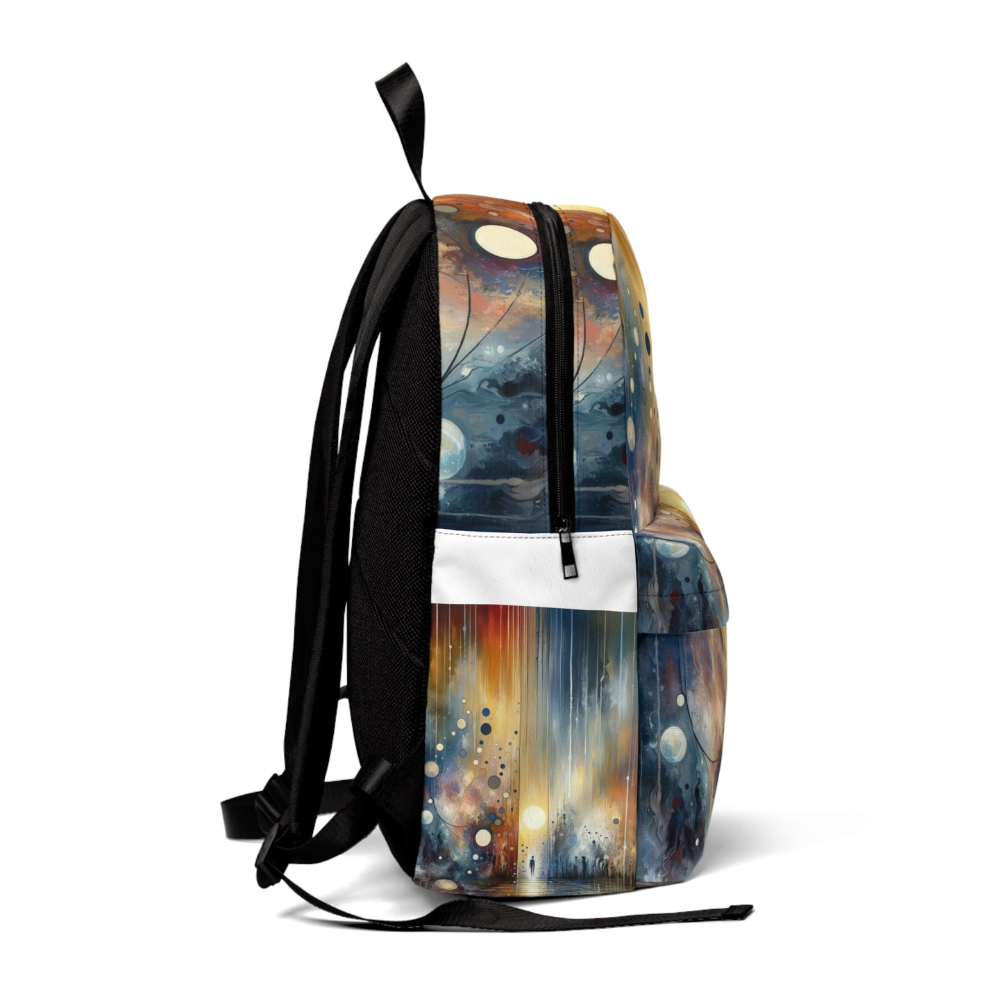 Stillness Transition Abstract Unisex Classic Backpack - ATUH.ART