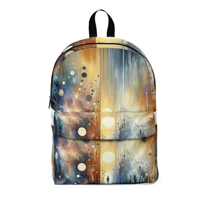 Stillness Transition Abstract Unisex Classic Backpack - ATUH.ART