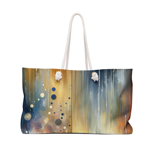 Stillness Transition Abstract Weekender Bag - ATUH.ART