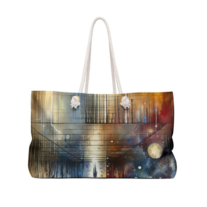 Stillness Transition Abstract Weekender Bag - ATUH.ART