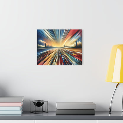 Strategic Horizon Tachism Acrylic Prints (French Cleat Hanging) - ATUH.ART