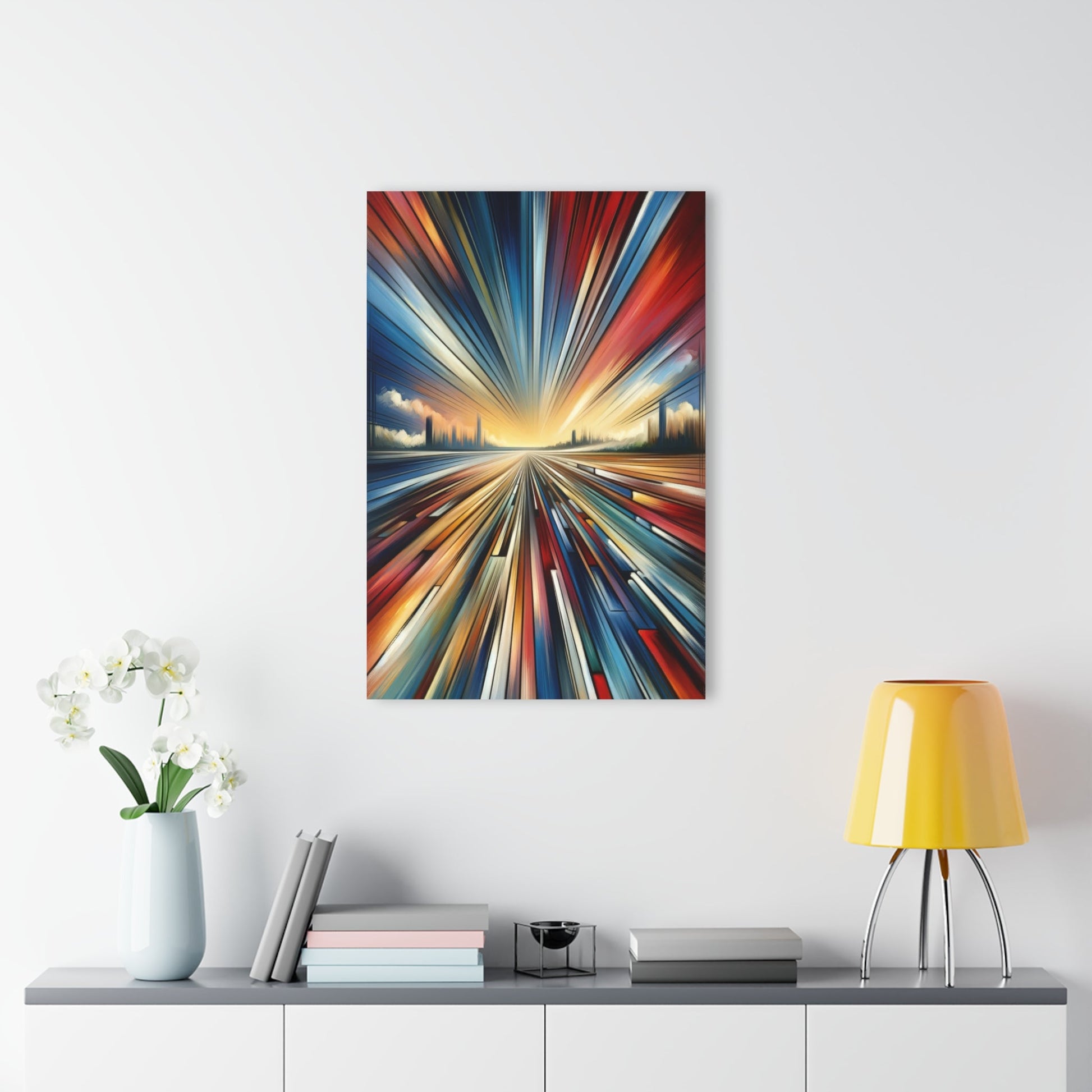 Strategic Horizon Tachism Acrylic Prints (French Cleat Hanging) - ATUH.ART