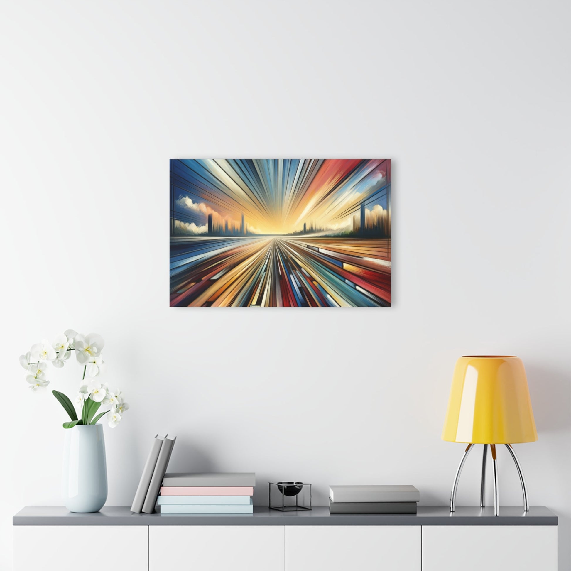 Strategic Horizon Tachism Acrylic Prints (French Cleat Hanging) - ATUH.ART