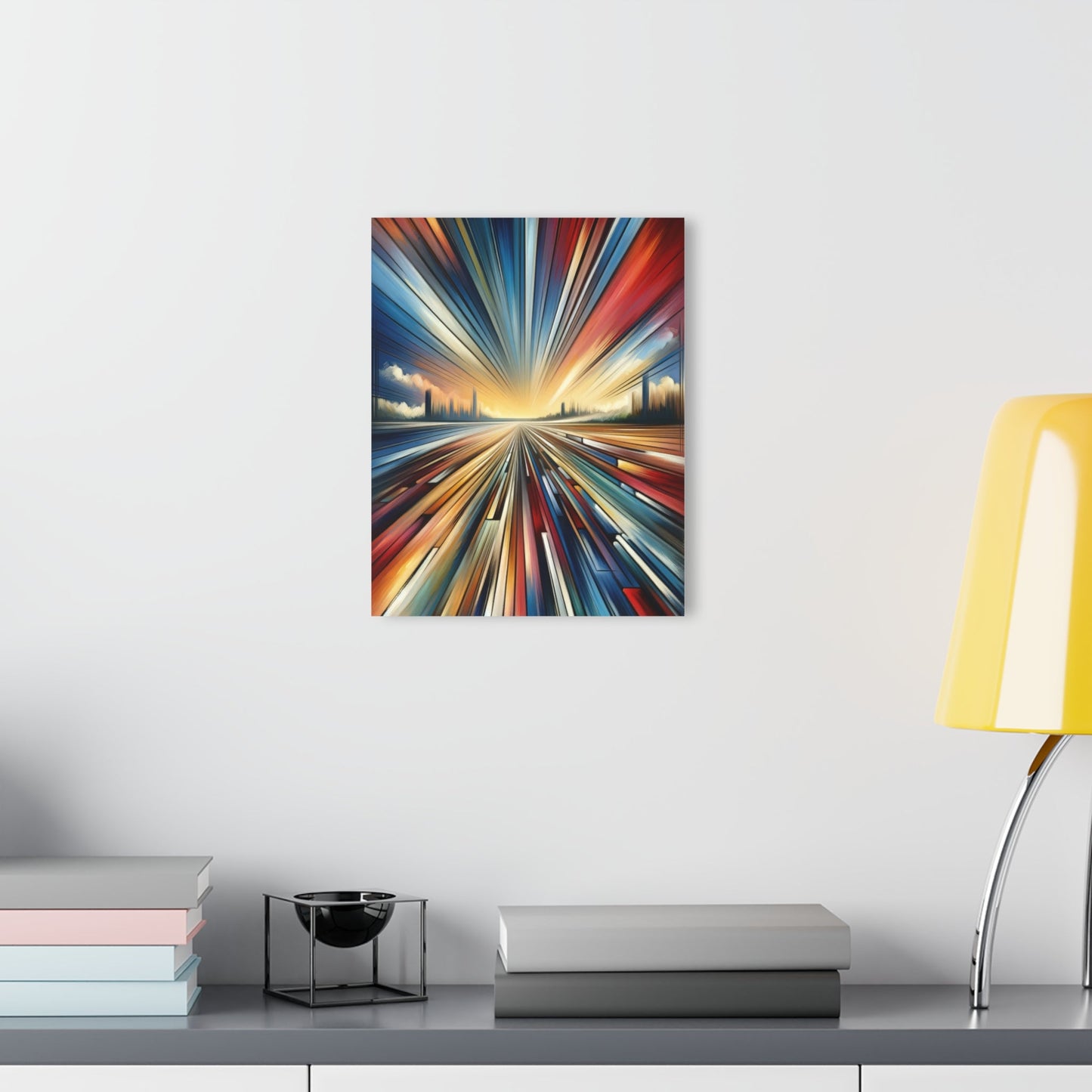 Strategic Horizon Tachism Acrylic Prints (French Cleat Hanging) - ATUH.ART