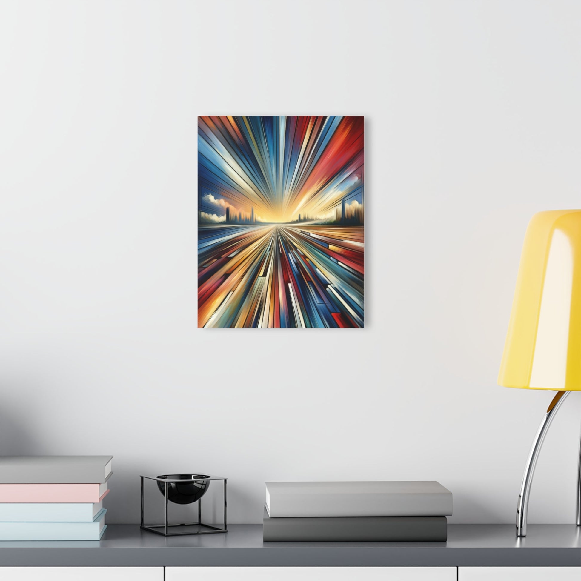 Strategic Horizon Tachism Acrylic Prints (French Cleat Hanging) - ATUH.ART