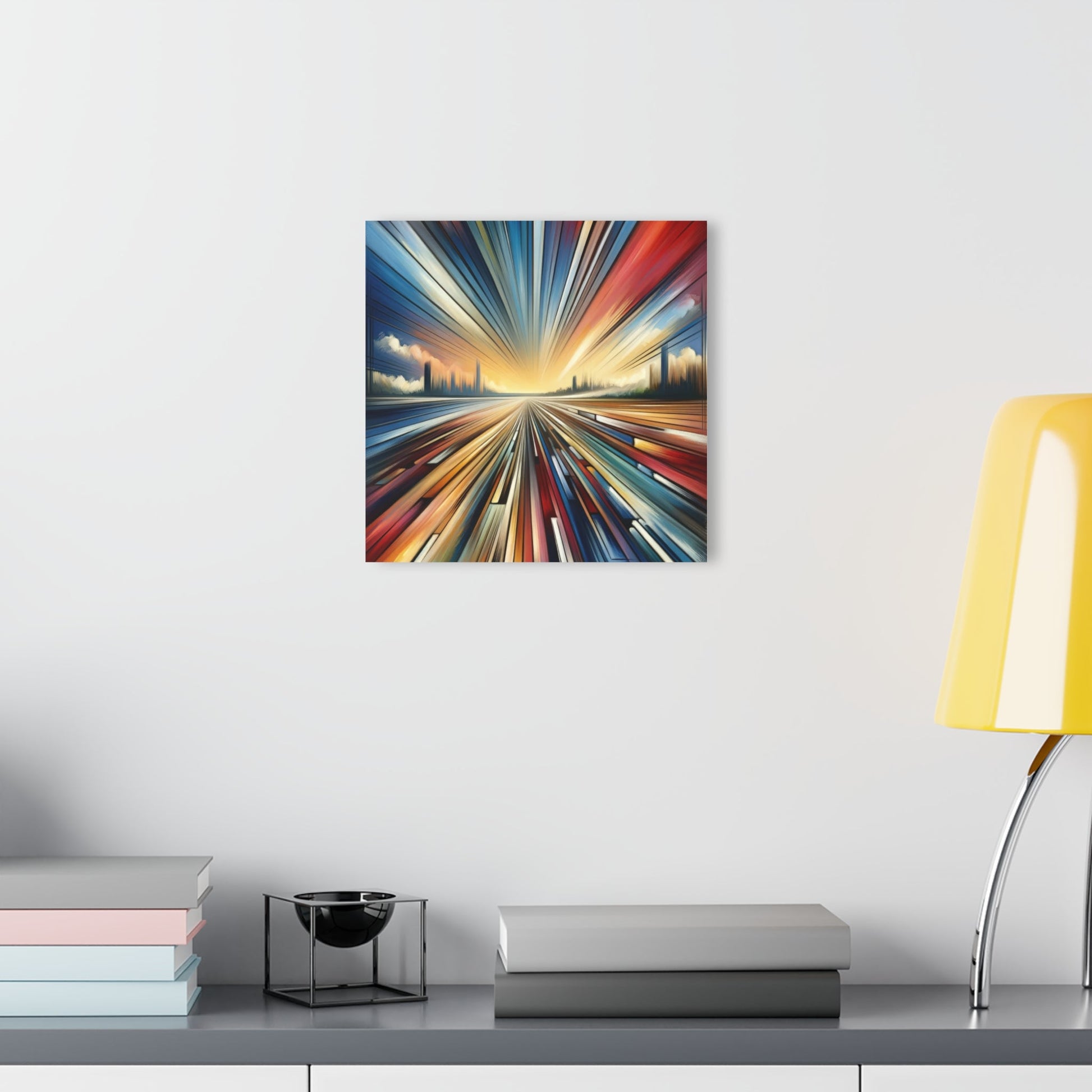 Strategic Horizon Tachism Acrylic Prints (French Cleat Hanging) - ATUH.ART