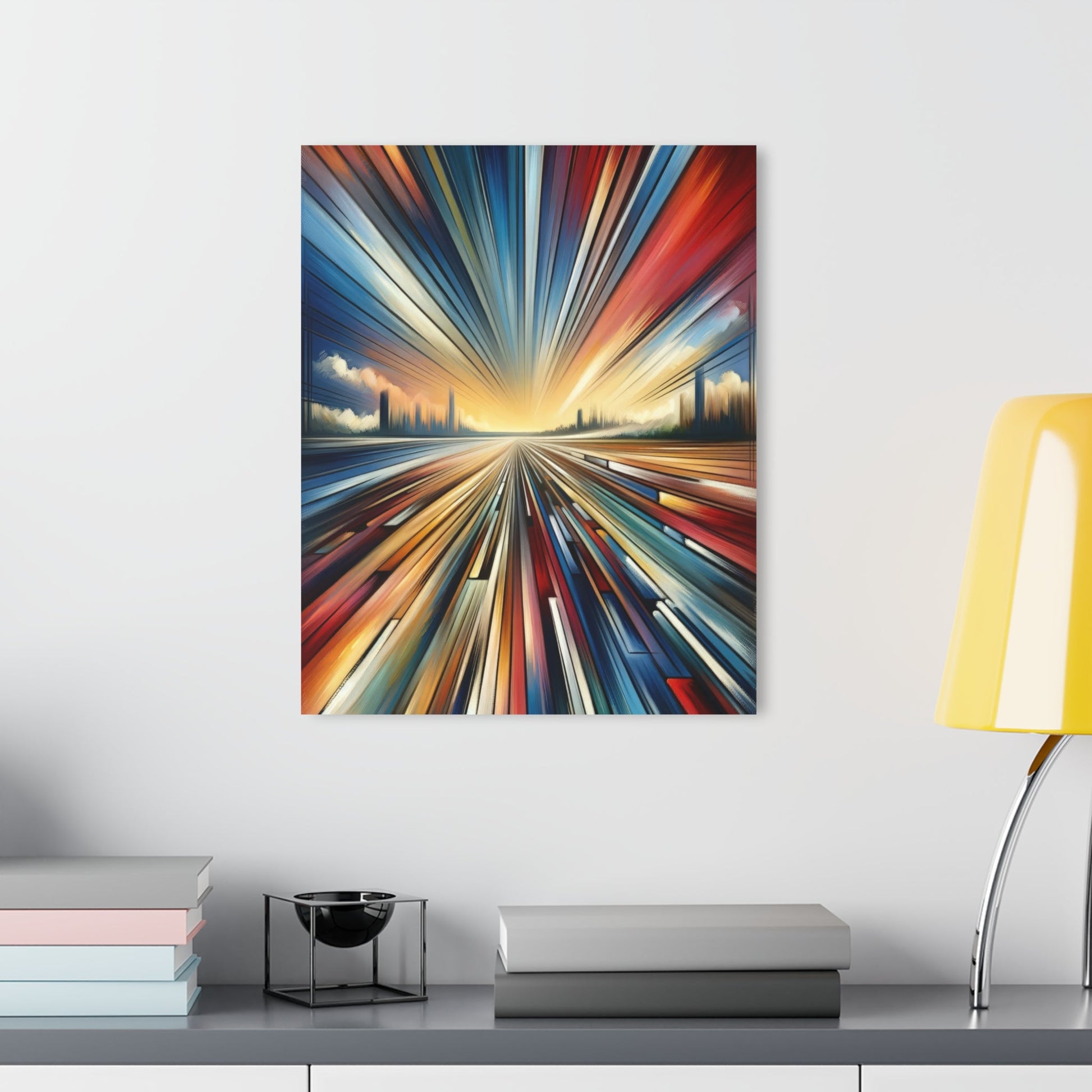 Strategic Horizon Tachism Acrylic Prints (French Cleat Hanging) - ATUH.ART
