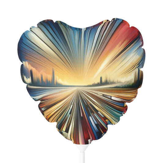 Strategic Horizon Tachism Balloon (Round and Heart-shaped), 11" - ATUH.ART
